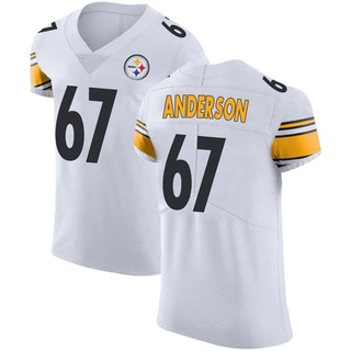 Elite Calvin Anderson Men's Pittsburgh Steelers Vapor Untouchable Jersey - White