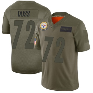 Limited TyKeem Doss Youth Pittsburgh Steelers 2019 Salute to Service Jersey - Camo